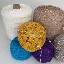 Besonderes Pailletten Garn