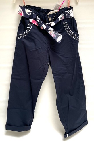 Hose mit stoffgürtel mädchen - hose,