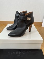 GIVENCHY  SHARK  BOTTINE  Damen Stiefeletten Gr. 38,5 Schwarz + Karton