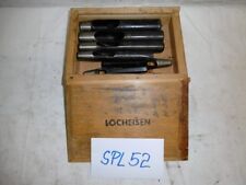 1x Locheisen Set 7tlg. + Holzkiste Henkellocheisen ex Bundeswerhr (SPL52)
