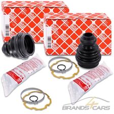 FEBI 2x ACHSMANSCHETTE ANTRIEBSWELLE GETRIEBESEITIG FÜR VW TRANSPORTER BUS T4