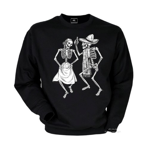 Sweatshirt gothic skull tattoo - sweatshirt,