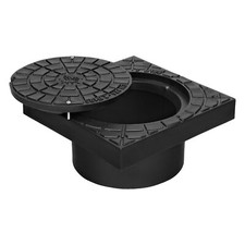 Schachtabdeckung Rohr DN315 B125 (12,5T) Kanaldeckel Schachtdeckel für Wellrohr