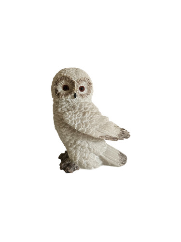 Deko poly schneeeule 13cm - deko,