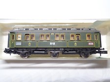 MINITRIX 13304 Personenwagen Kgl.Bay.Sts.B. 1./2.Klasse BELEUCHTET OVP (13446)