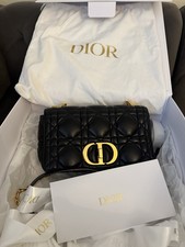 Dior Damenhandtasche Schwarz Gold