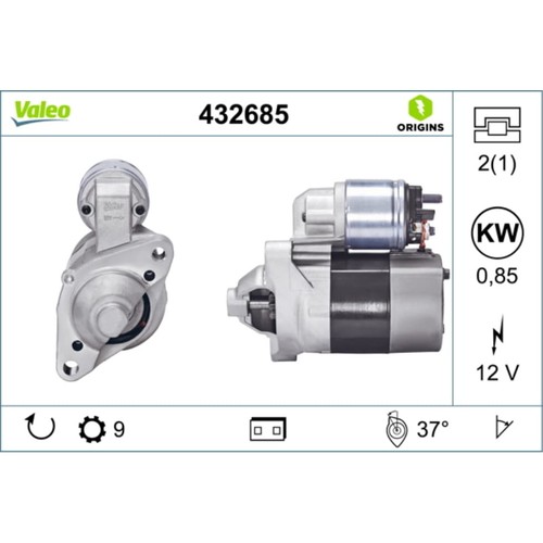 Starter valeo 432685 für - valeo,