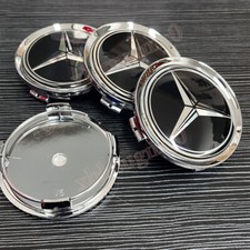 4x Für Mercedes Benz 75mm Radmitte Nabendeckel Nabenkappen Felgendeckel NEW