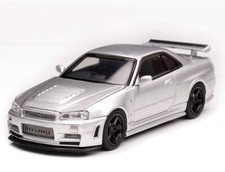 NISSAN Skyline GT-R (R34) - Z-Tune  - silver - Motor Helix 1:64