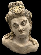 Antike Gandhara bemalte