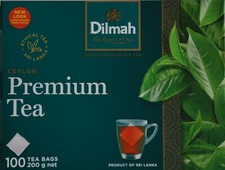 DILMAH Tee - 100% Pure Ceylon Premium Tea 100 Teebeutel