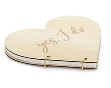 Gästebuch HOLZHERZ 40 Seiten