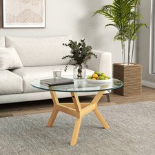 HOMCOM Couchtisch aus