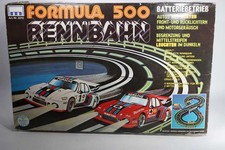 alte Lincoln / Artin Formula 500 Kaufhaus Slot Car Set - Rennbahn - Hong Kong
