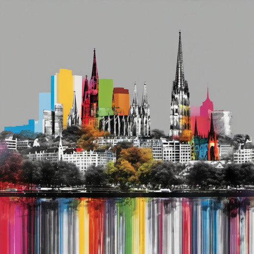 Köln city hommage kölner dom - köln,