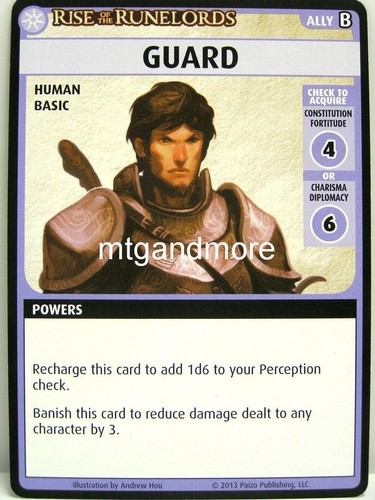 Pathfinder adventure card game - card,