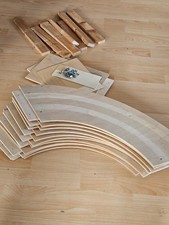 Gleiswendel aus Holz für Modellbahn Spur H0 2-spurig, gebraucht