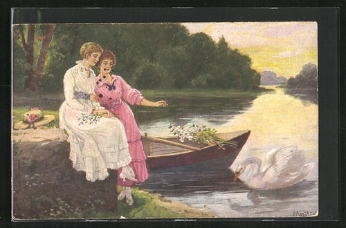 Künstler alfred mailick - künstler-ak,
