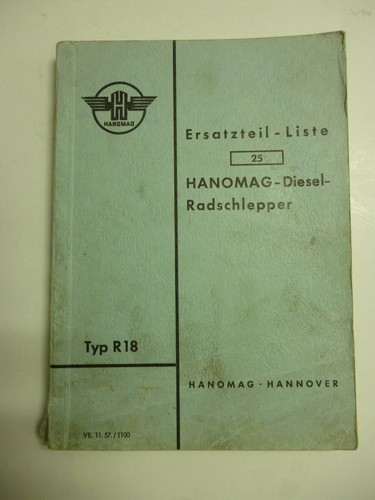 Hanomag diesel radschlepper - hanomag-diesel,