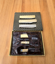 Vintage Hockey 3er Fingernagel Taschenmesser Set + 3  Messer Elosi Solingen