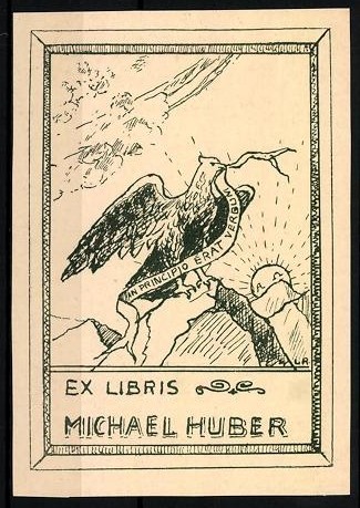 Exlibris michael huber adler - huber,,