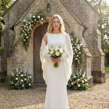 Ivory braut hochzeit mohair - ivory,