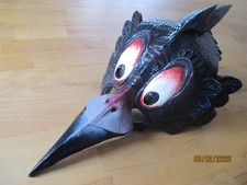 Holzmaske "Schluckspecht" für