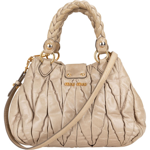 Miu quilted leather city - quilted,