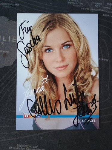 Autogramm jessica ginkel gzsz - autogramm,