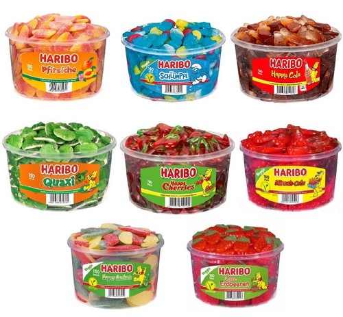 Große dosen haribo mix - dosen,