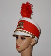 Tschako, Funkenmariechen, Paradehelm, Federbusch, Funkenhut, Karnevalshut, S M L