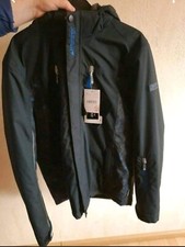 Winterjacke Junge schwarz/blau