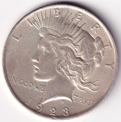 Usa 1923 dollar peace - av-vd,