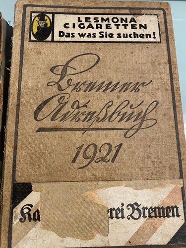 1921 bremer adressbuch - bremer,