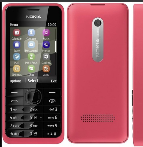 Brandneues nokia 301 - brandneues, rot