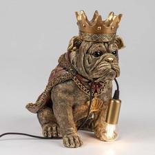 Lampe Hund Bulldogge 32 cm