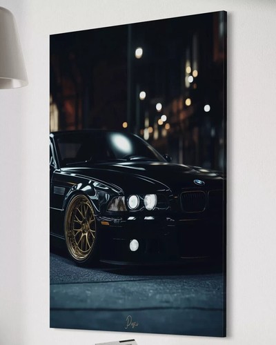 Sportwagen wandbild leinwand - wandbild,