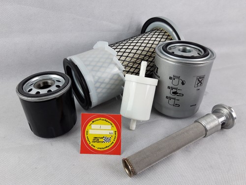 Filter set für kubota - set,