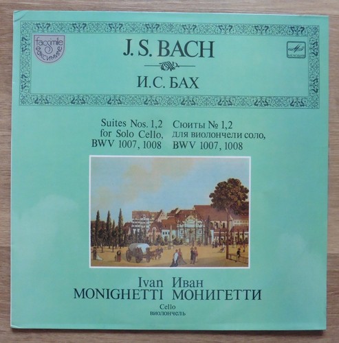 Ivan monighetti bach - ivan, cello