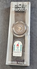 POP Swatch ★ The Black Stars  Skeleton ★ 1995,  PWB 175, OVP  an Bastler