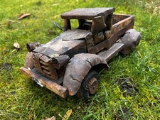 Pickup Geländewagen Toyota Deko In Rostoptik Handmade