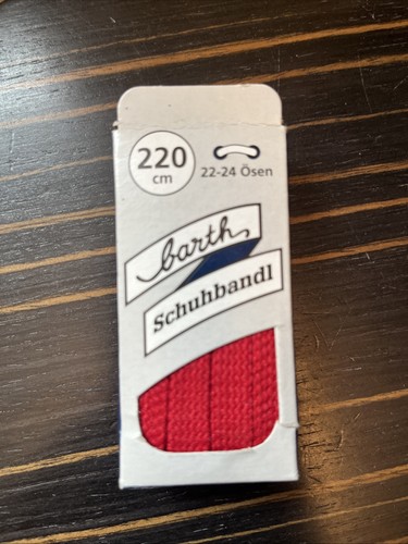 Barth schuhbandl rot 220 cm - schuhbandl,