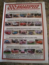 BROADSPEED FEINSTE MINIAUTOS TUNING 1991 POSTER WERBUNG CA. A4 GRÖßE Datei 8