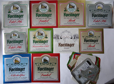 10 verschiedene Bier-Etiketten
