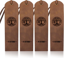 4 Stück Lebensbaum Leder