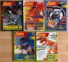 AMIGA Games, 5 x mit 2 Poster