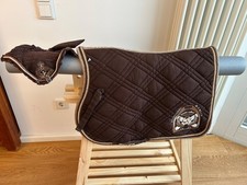 euro star schabracke fliegenhaube springen springschabracke braun Fliegenmütze 