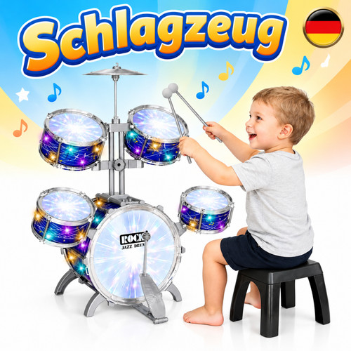 Kinder schlagzeug set jazz - schlagzeug, „jazz