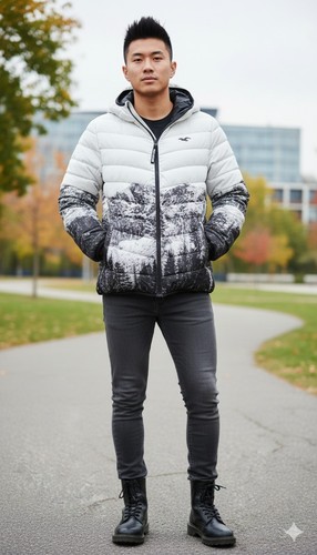 Hollister winterjacke - hollister, –