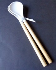 Salatbesteck ASA mit Holzgriff